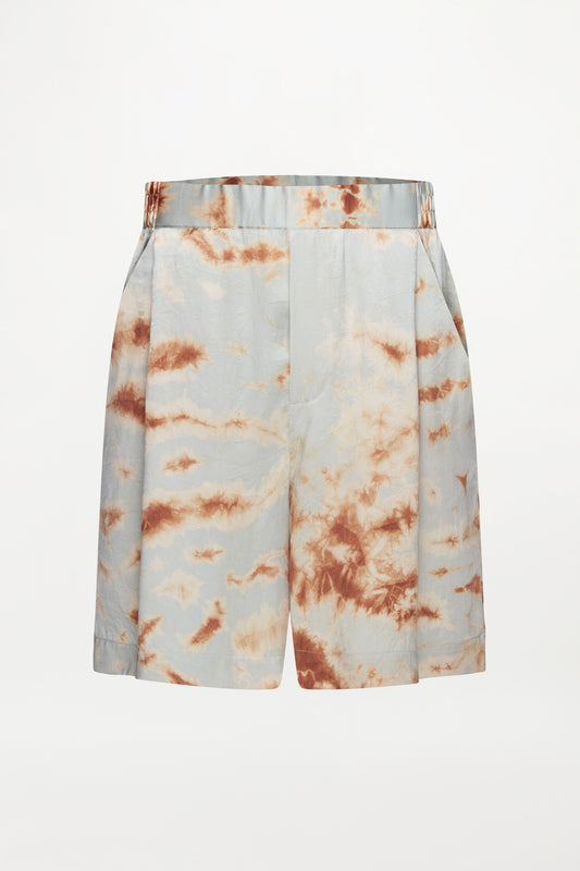 LAZARUS SHORTS ( MARBLE BRONZE BLUE )