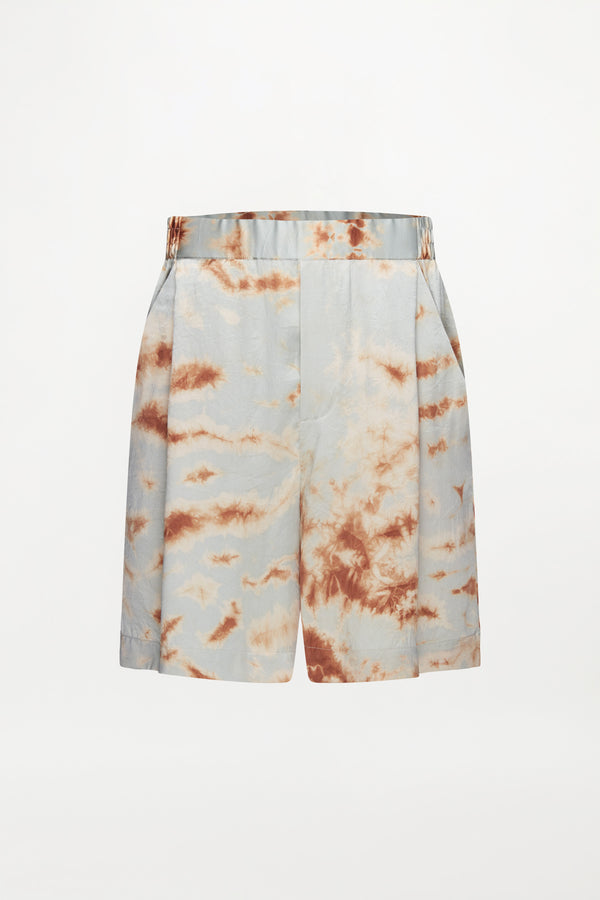 LAZARUS SHORTS ( MARBLE BRONZE BLUE )
