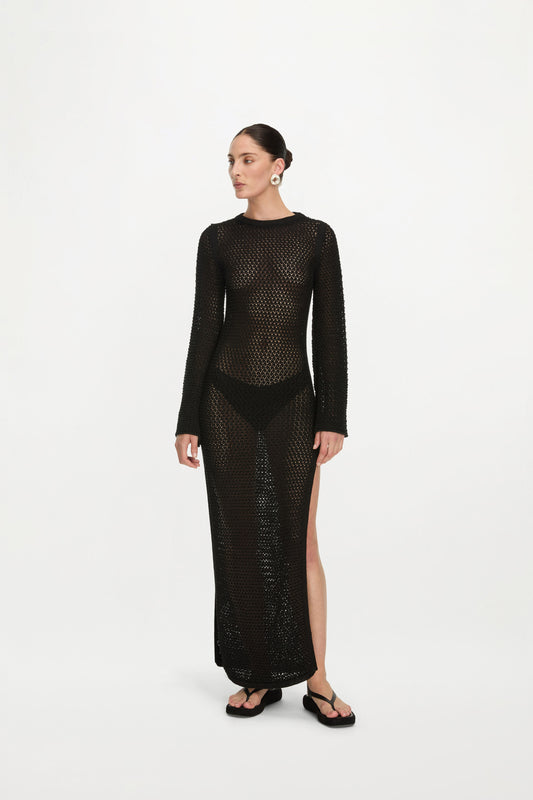 ORA DRESS ( OBSIDIAN )