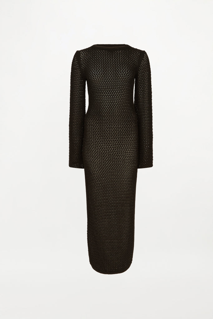 ORA DRESS ( OBSIDIAN )