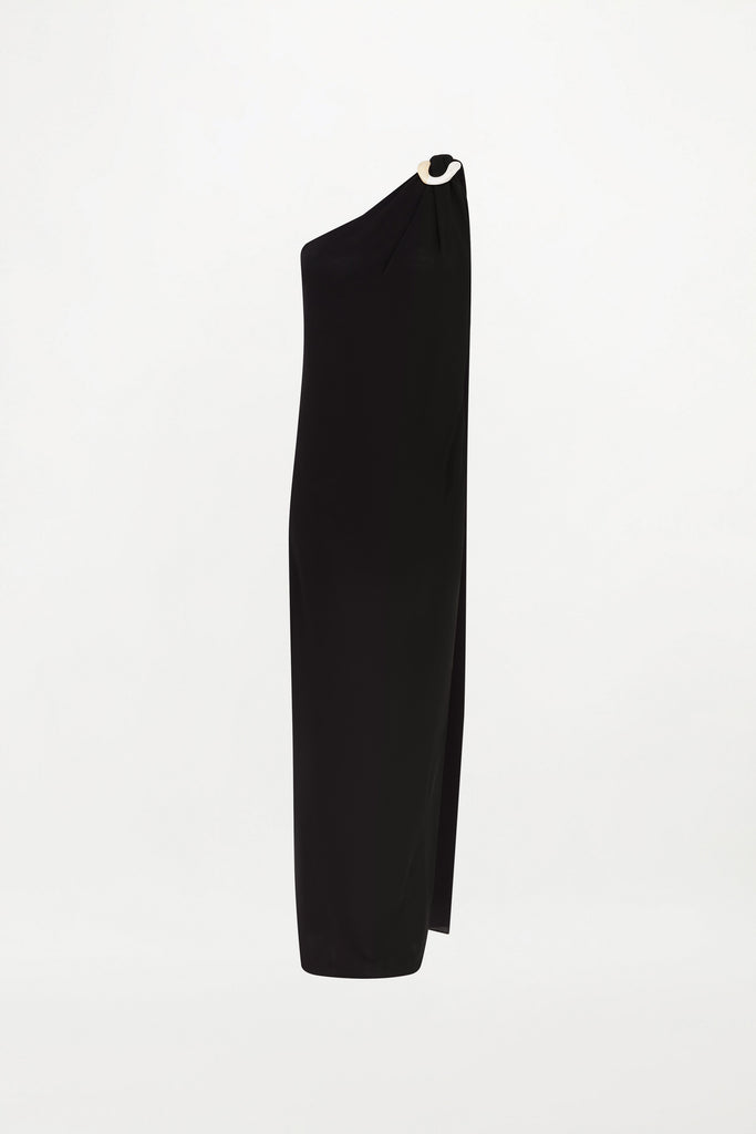 RANIA DRESS ( BLACK W/ BONE )