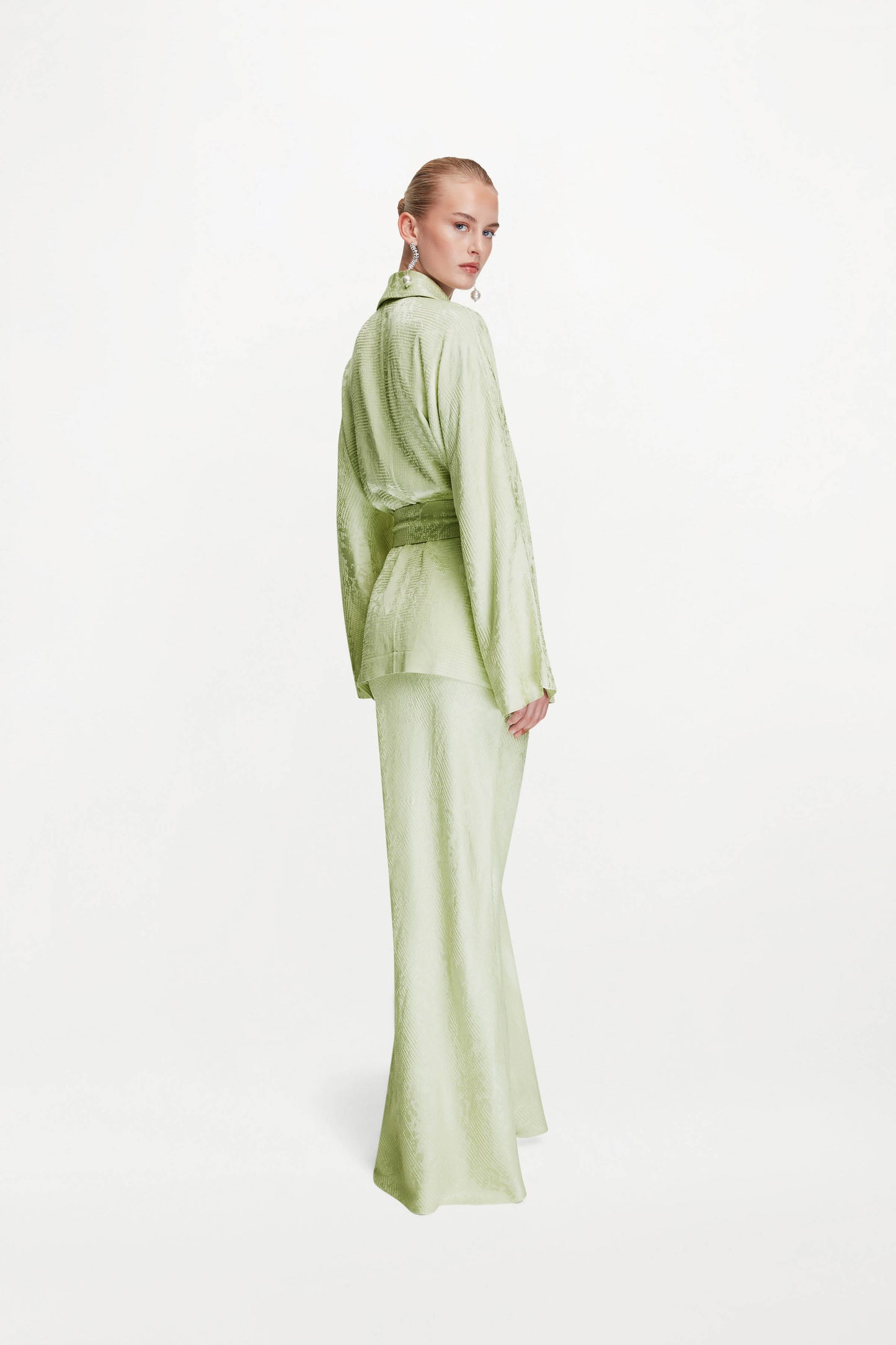 ASTRA SKIRT ( GLASS JADE )