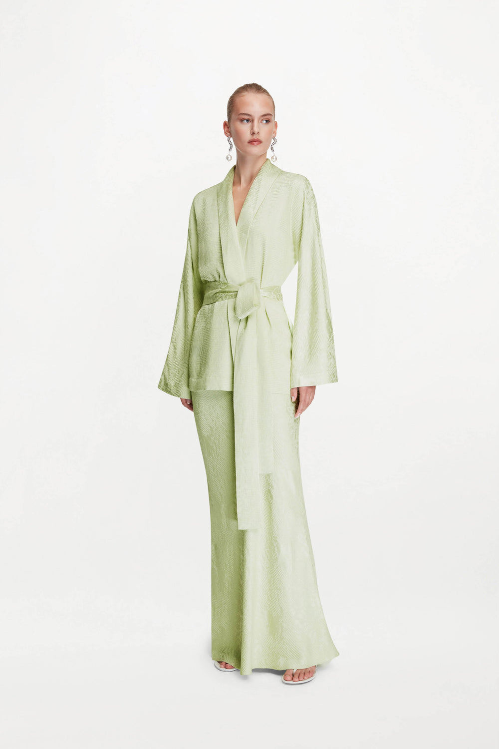 ASTRA SKIRT ( GLASS JADE )