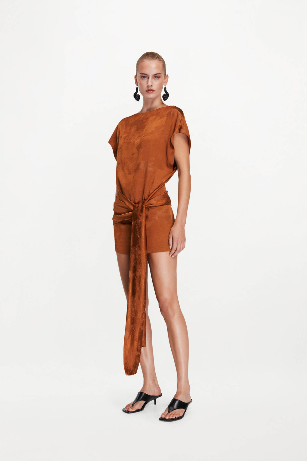 FIRA DRESS ( TOBACCO DUNES )