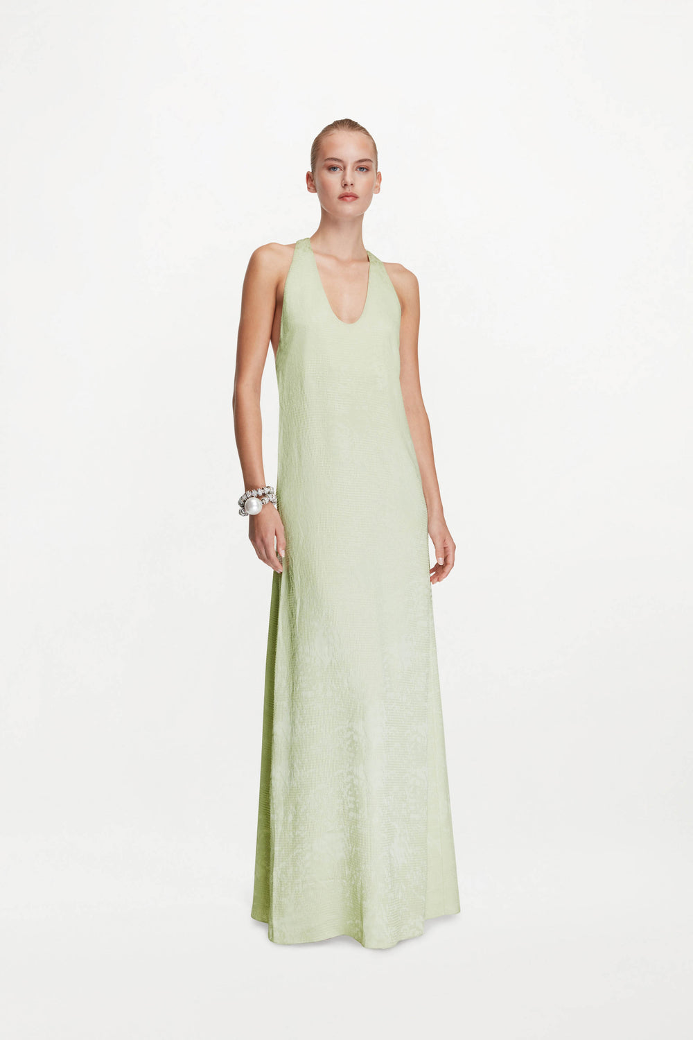 HESPERA DRESS ( GLASS JADE )