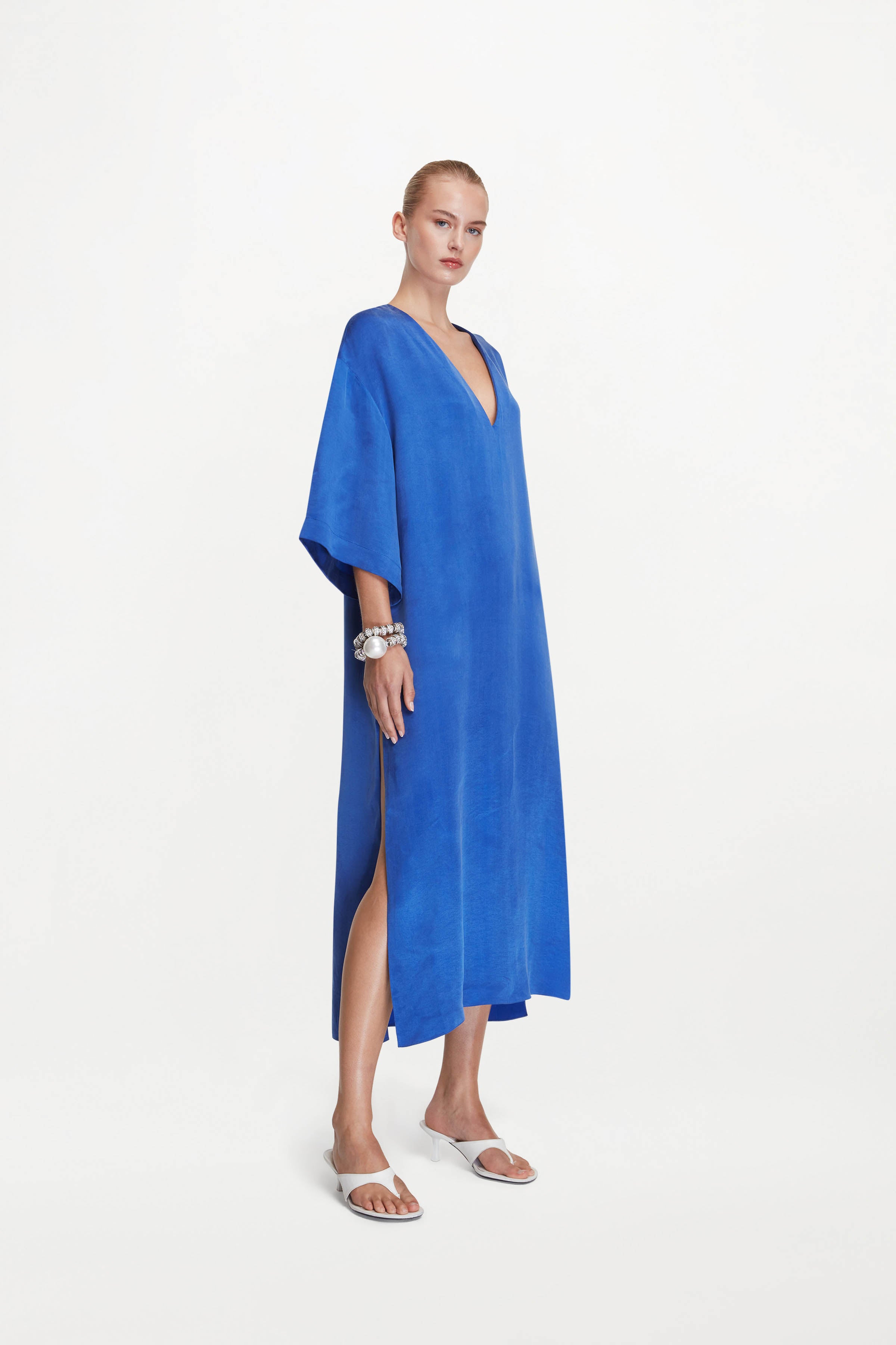 Womens Leto Dress In Aegean Blue