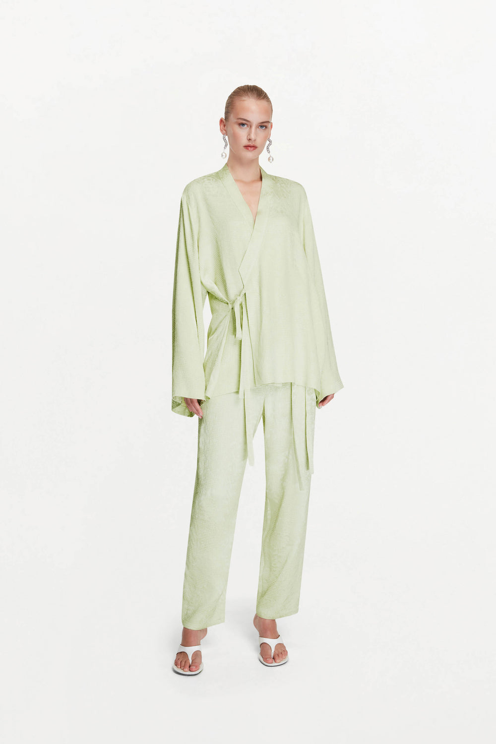TAO TROUSER ( GLASS JADE )