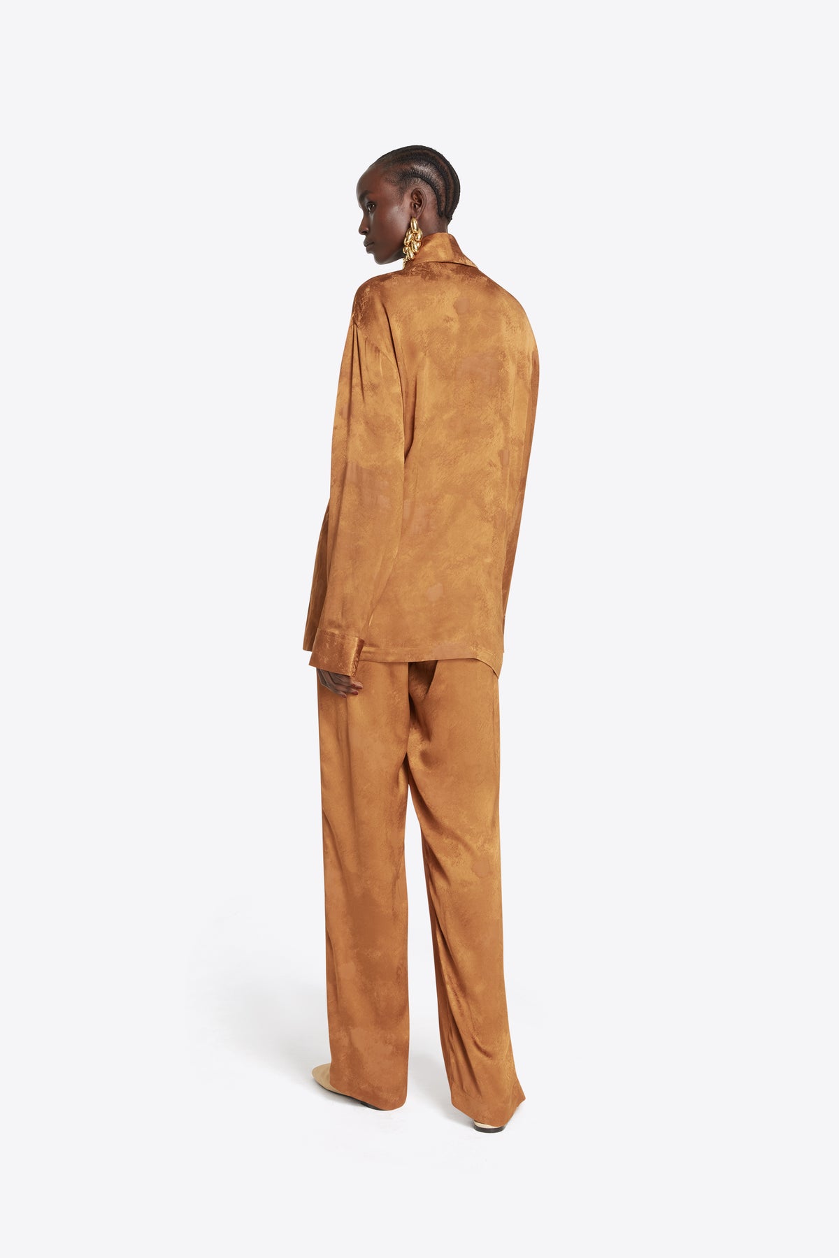 Gilbert Jacket Patina Jacquard - Tobacco Dunes