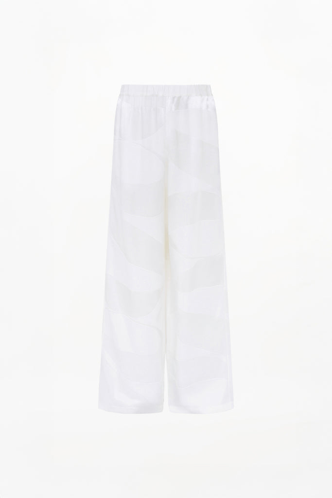 CLEMENT TROUSERS ( IVORY MONOGRAM )