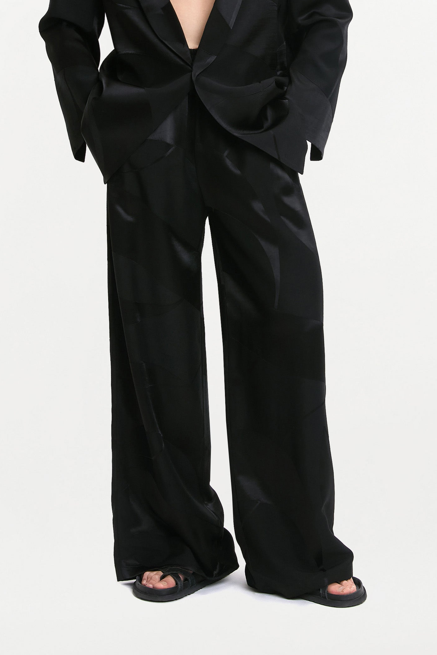 CLEMENT TROUSERS ( BLACK MONOGRAM )