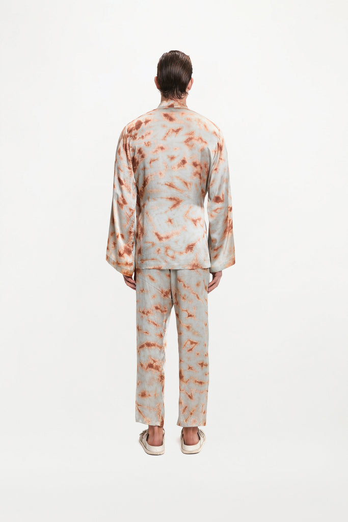 TAO JACKET ( MARBLE BRONZE BLUE )