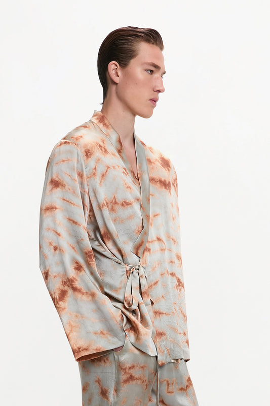 TAO JACKET - MARBLE BRONZE BLUE