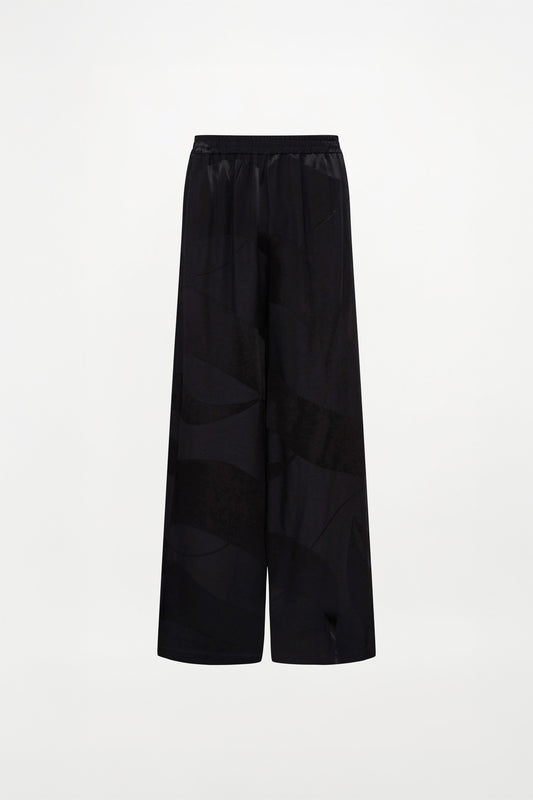 CLEMENT TROUSERS ( BLACK MONOGRAM )