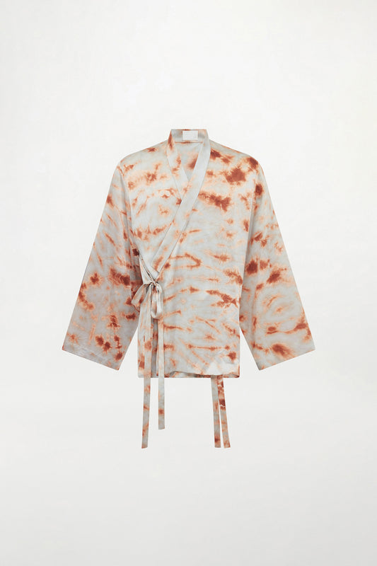 TAO JACKET ( MARBLE BRONZE BLUE )