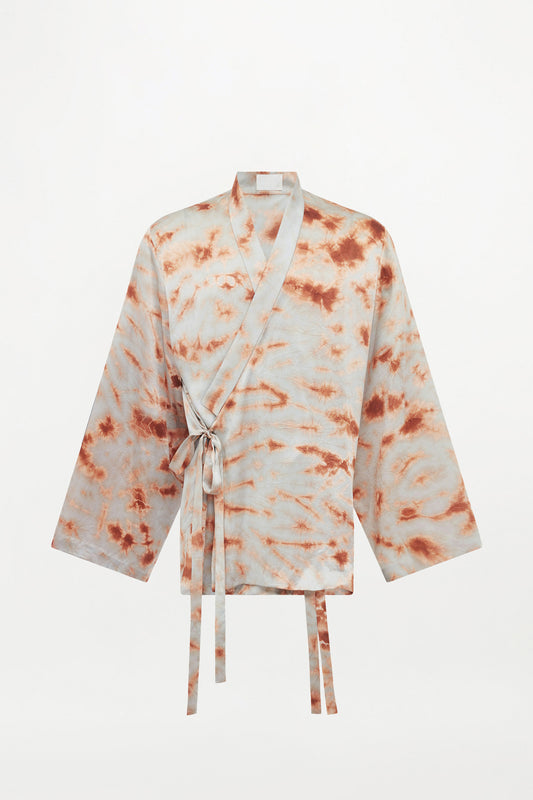 TAO JACKET ( MARBLE BRONZE BLUE )
