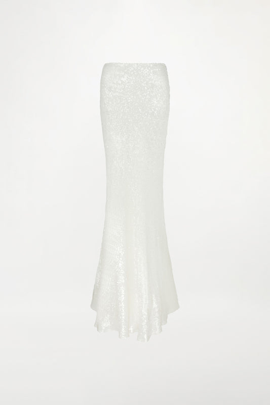 Agnes Skirt ( Ivory Sequin )