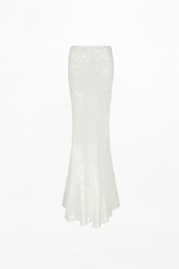 AGNES SKIRT ( IVORY SEQUINS )