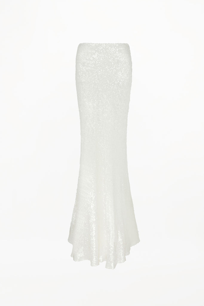 Agnes Skirt ( Ivory Sequin )