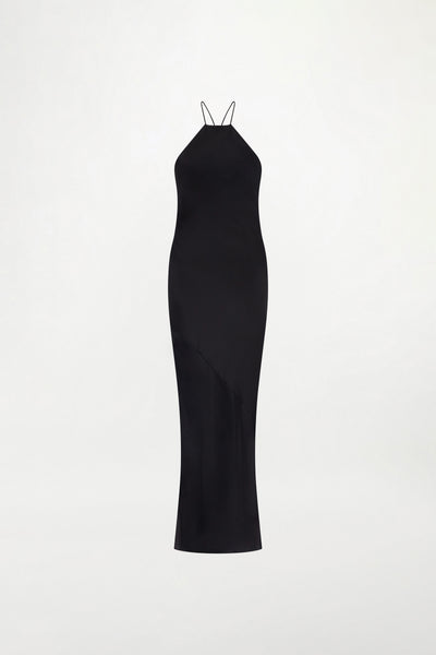 knee length dresses for ladies Women's Anais Sheath Straight Across Neck Velvet Maxi Dress  XXS/XS/S/M/L/XL/XXL/3XL/Customize Black MEAN BLVD