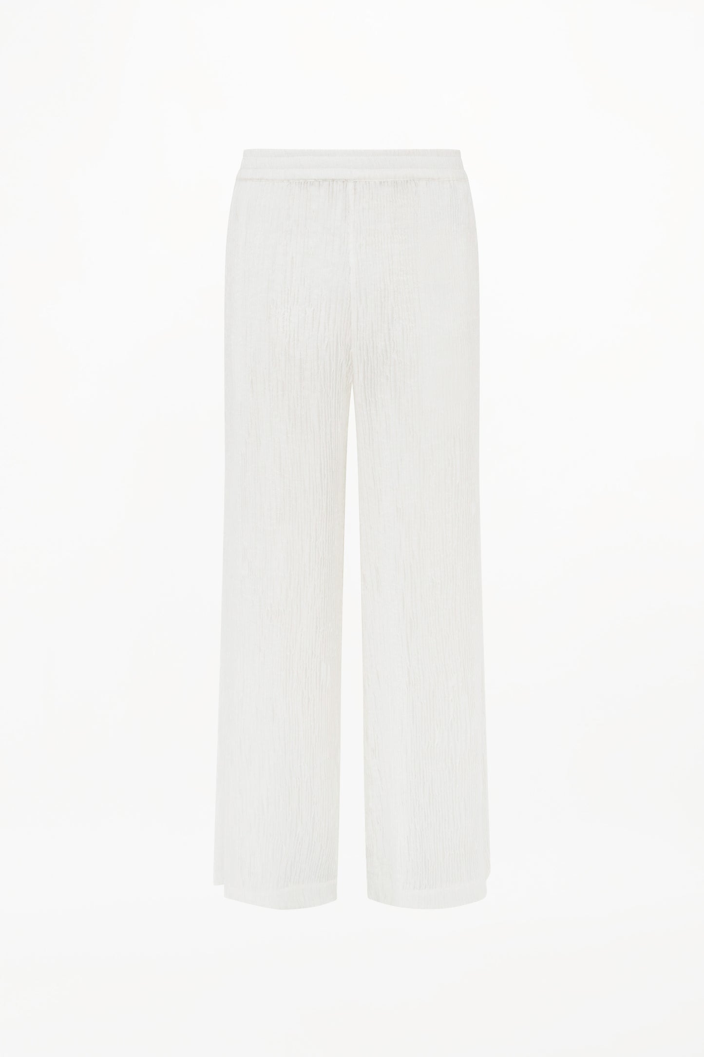 CLEMENT TROUSERS ( IVORY SILK )