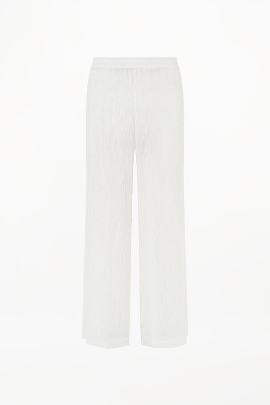 CLEMENT TROUSERS ( IVORY SILK )