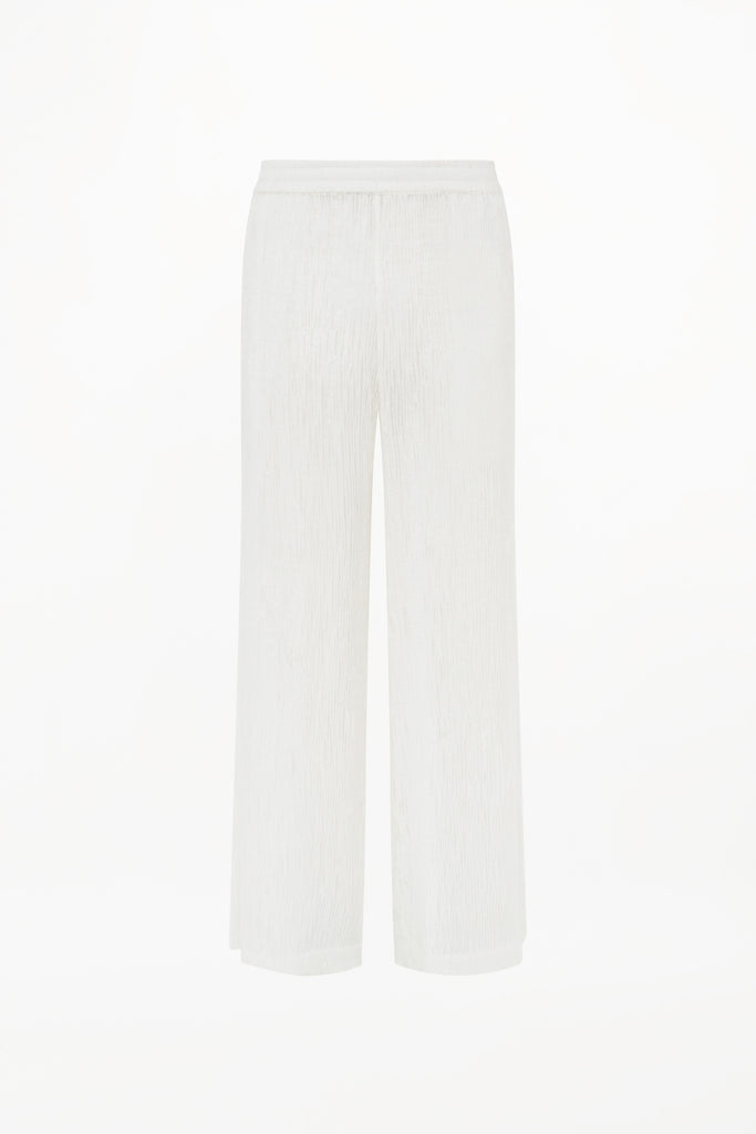 CLEMENT TROUSERS ( IVORY SILK )