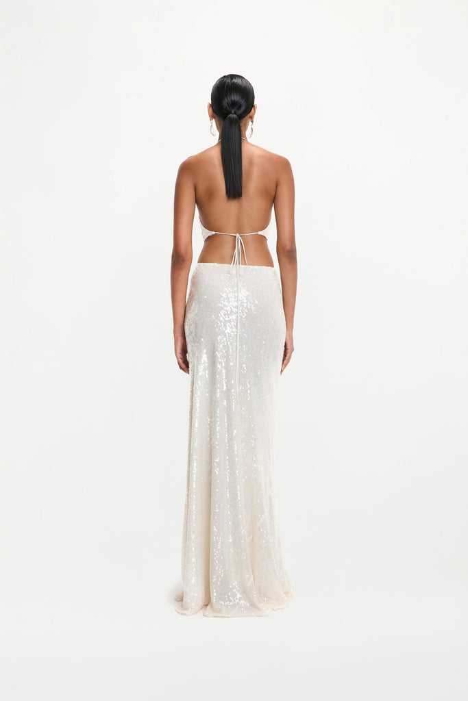 Agnes Skirt ( Ivory Sequin )