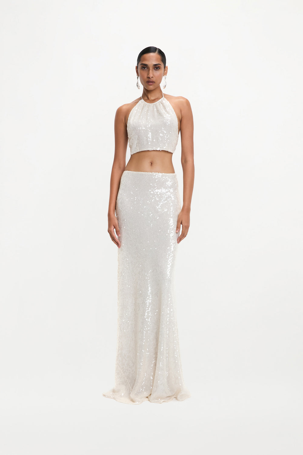 Agnes Skirt ( Ivory Sequin )