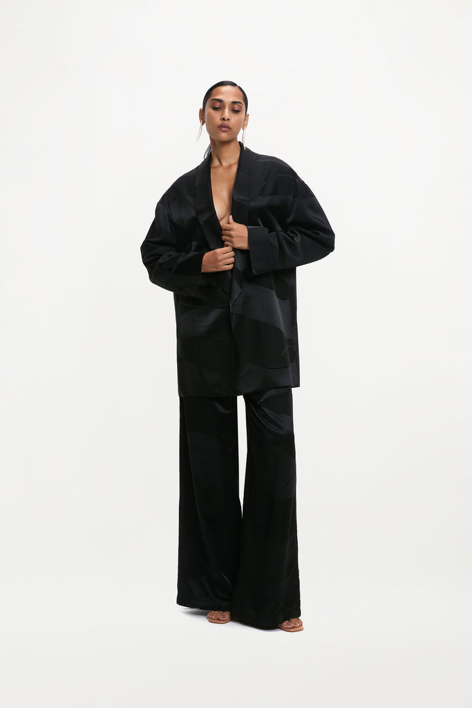 CLEMENT TROUSERS ( BLACK MONOGRAM )