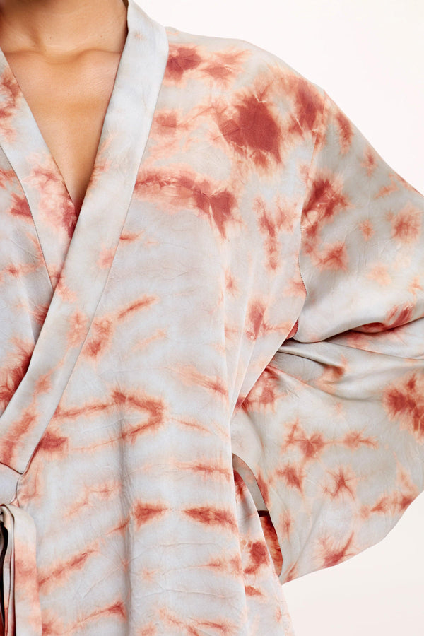 TAO JACKET ( MARBLE BRONZE BLUE )