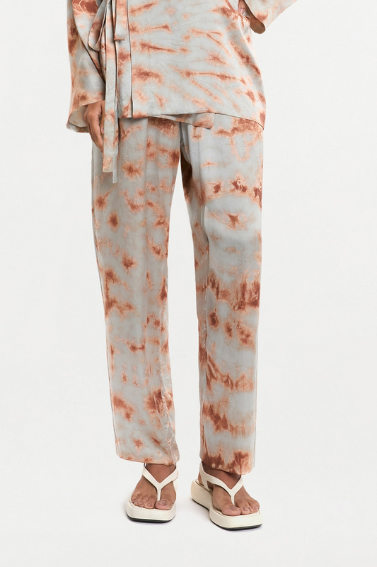 TAO TROUSERS ( MARBLE BRONZE BLUE )