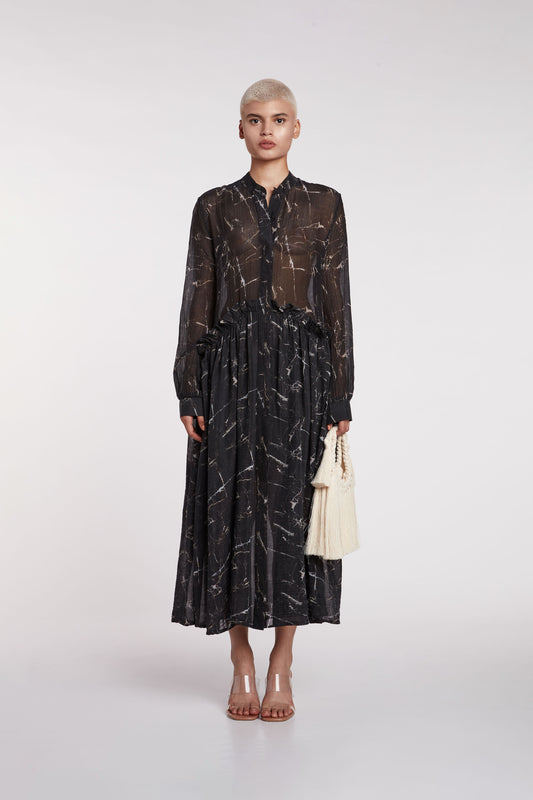 Hera Silk-Cotton Dress