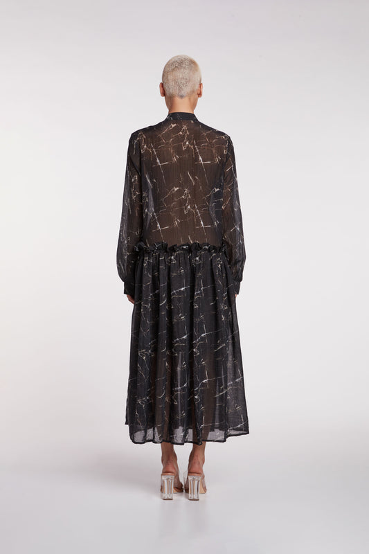 Hera Silk-Cotton Dress