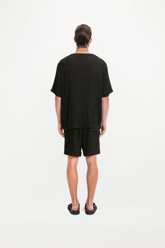 Aurelius Silk T-shirt - Black