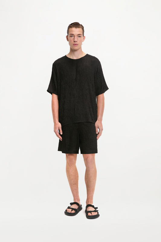 Aurelius Silk T-shirt - Black