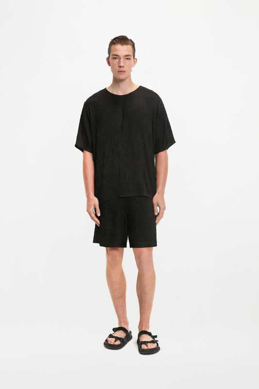 Aurelius Silk Tshirt ( Black )